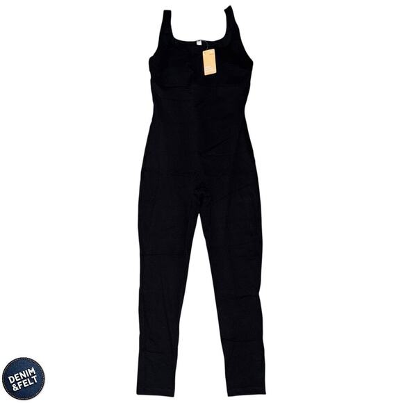 Popilush Black Seamless Shapewear Tank Jumpsuit Size M NWT/NEW Sculpting Fit - Picture 9 of 16